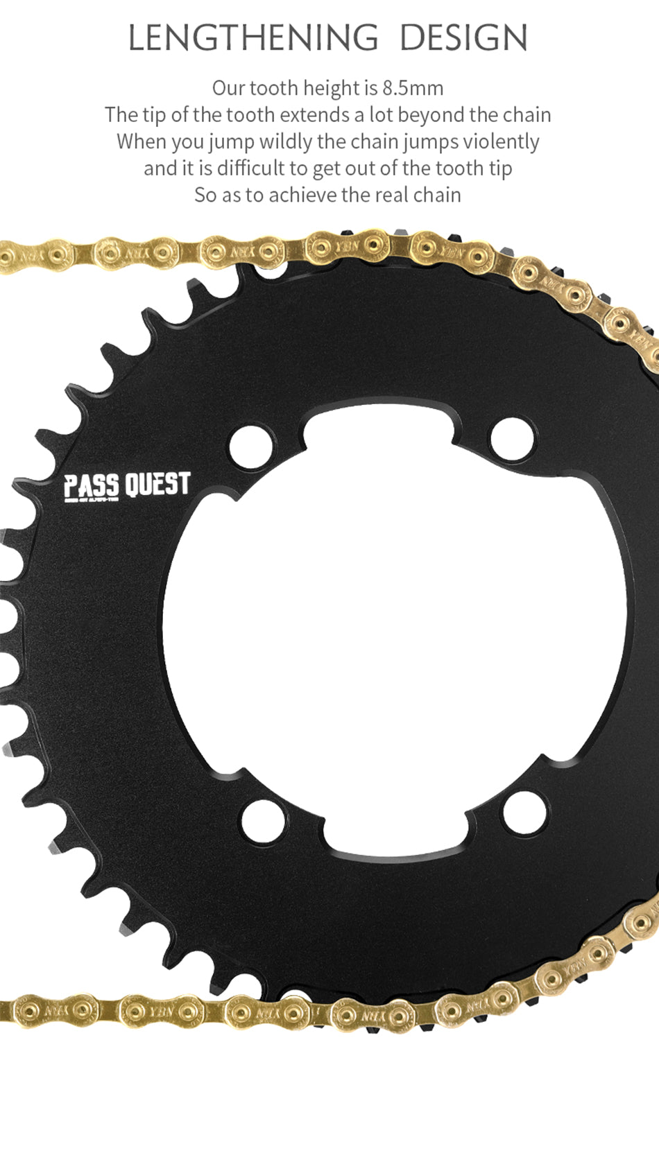 SHIMANO R9100 BCD (4-bolt AERO) Round Narrow Wide Chainring