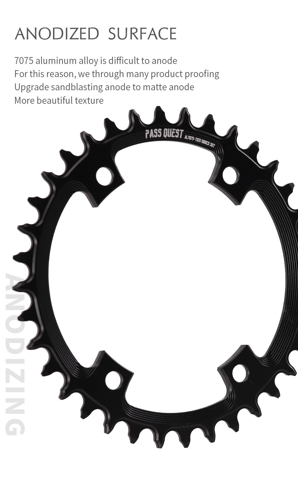 SHIMANO GRX 110bcd Oval Narrow Wide Chainring