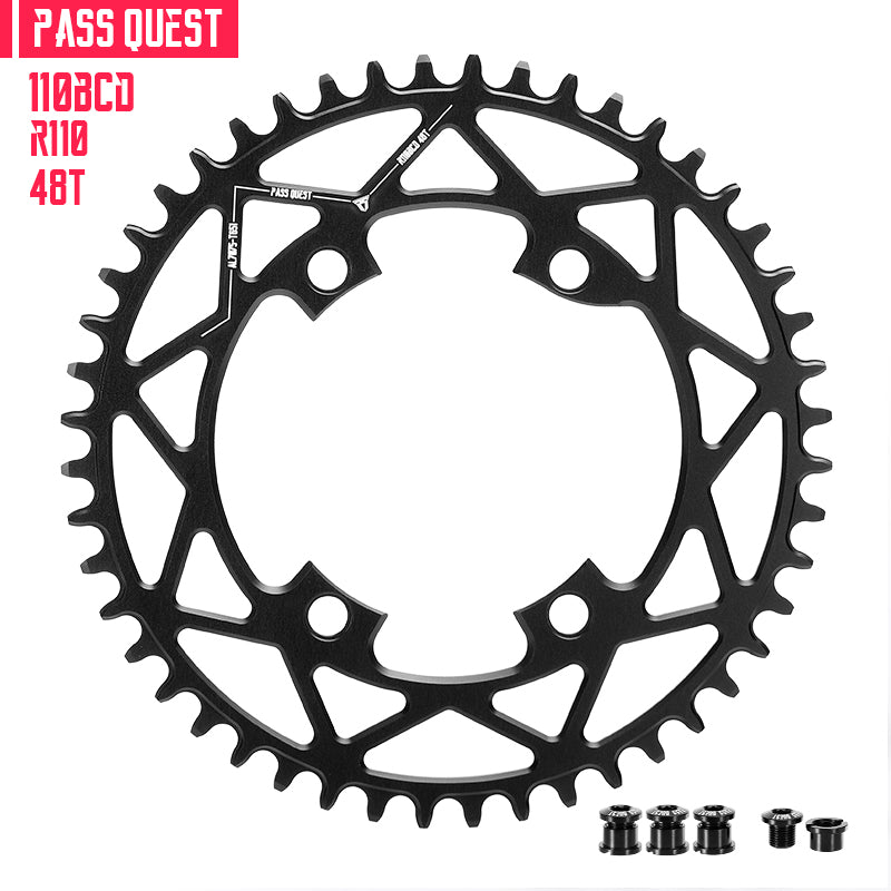 R110BCD (4-bolt ) Round Narrow Wide Chainring
