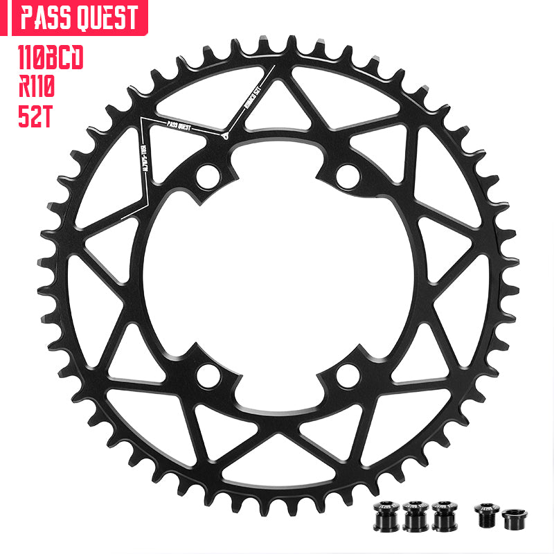 R110BCD (4-bolt ) Round Narrow Wide Chainring