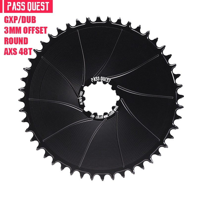 SRAM GXP/DUB ( 3mm offset) GRAVEL/ROAD Narrow Wide Chainring 36-56T /AXS