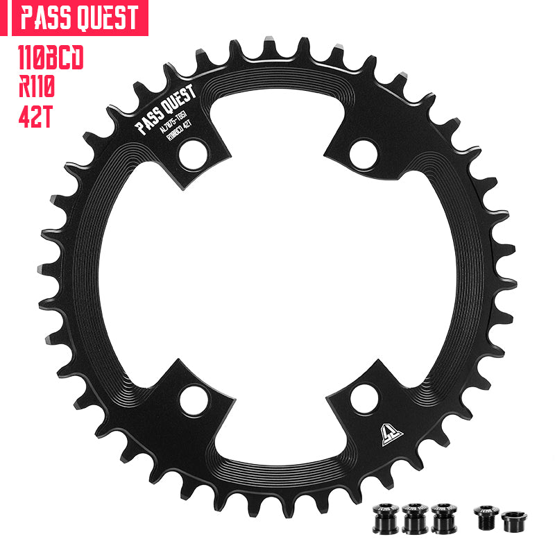 R110BCD (4-bolt ) Round Narrow Wide Chainring