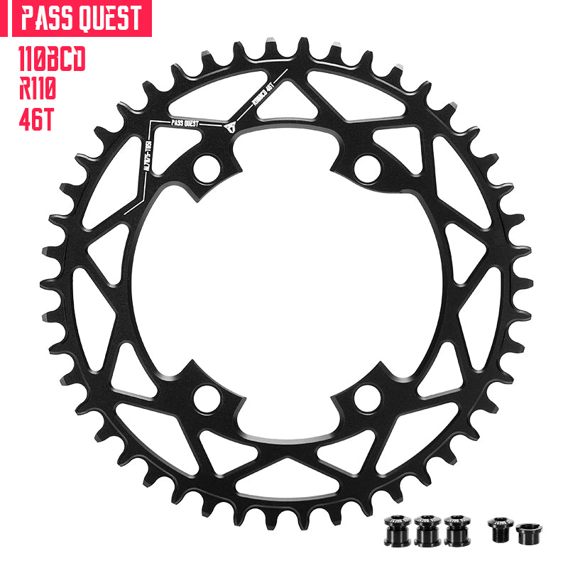 R110BCD (4-bolt ) Round Narrow Wide Chainring