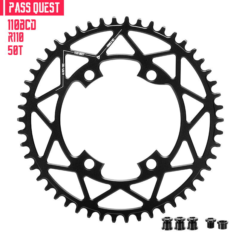 R110BCD (4-bolt ) Round Narrow Wide Chainring