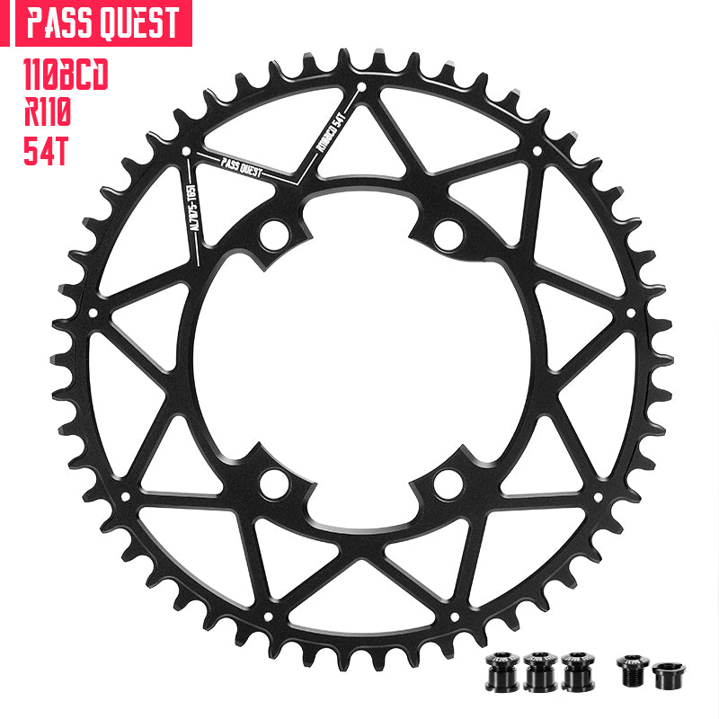 R110BCD (4-bolt ) Round Narrow Wide Chainring