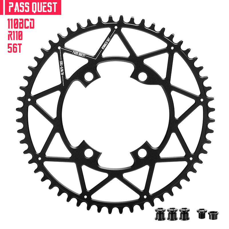 R110BCD (4-bolt ) Round Narrow Wide Chainring