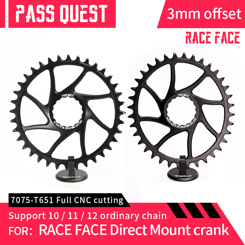 RACE FACE (3mm offset ) Oval Narrow Wide Chainring