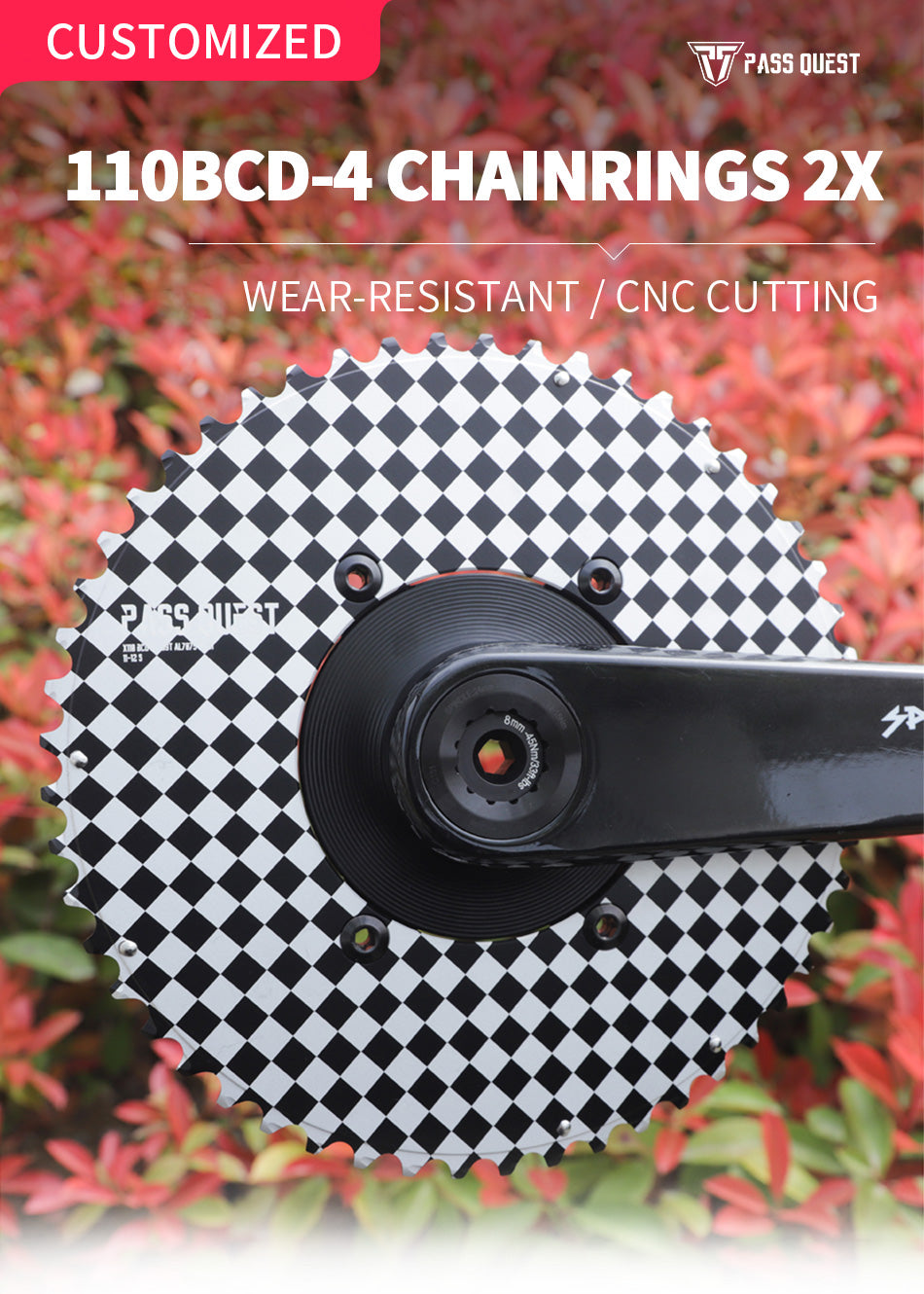 SHIMANO 2X Checkerboard appearance Road bike Gravel bike 11-12s