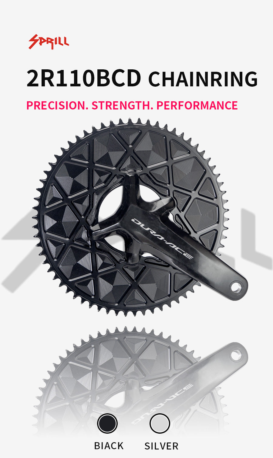 SHIMANO 110BCD R9200 R8100 R7100 High strength AERO Narrow Wide Chainring