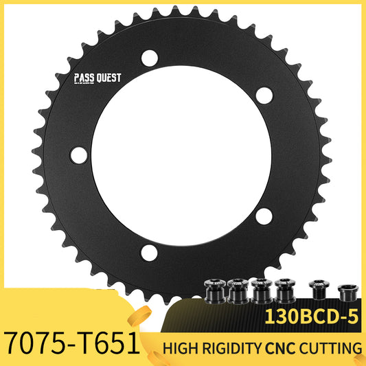 130 BCD (5-bolt AERO) Round Track Chainring Fixed Gear