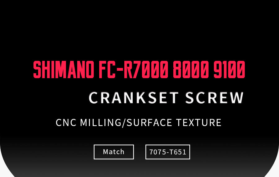 CRANK BOLT 1X ( R7000 R8000 R8100 R9100 R9200) Crankset screws