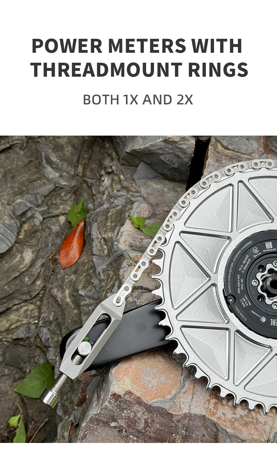 Red Xplr Power Meter Chainring Disassembly tools