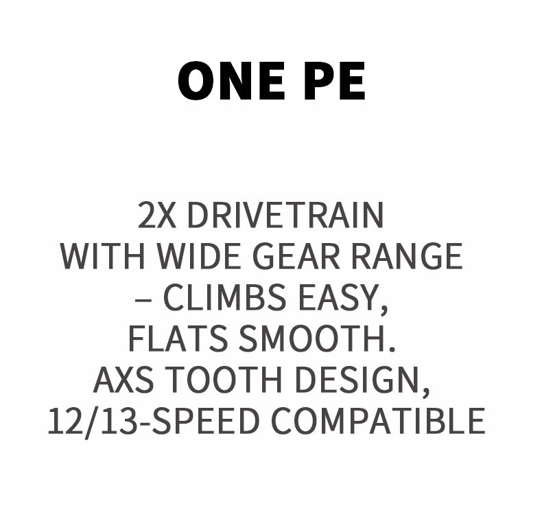 PASS QUEST 2X XPLR thread-mount AXS 12/13s Chianrings