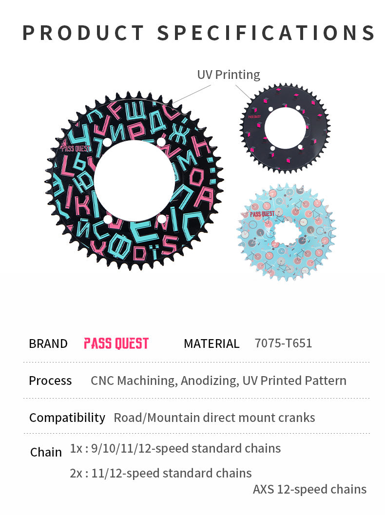 PASS QUEST Personalized Customization Carbon Fiber Pattern Mountain/Road/Gravel bike