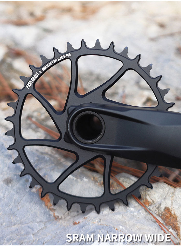SRAM (0mm offset) Round Narrow Wide Chainring