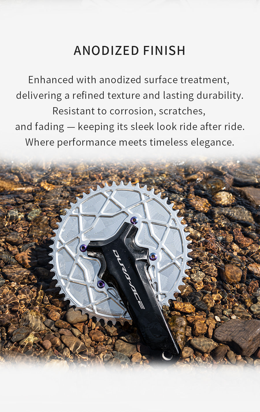 PASS QUEST fully enclosed positive and negative gears for TT riders. Thickest part 5mm. Suitable forR8100/ R9200, 54T-66T.