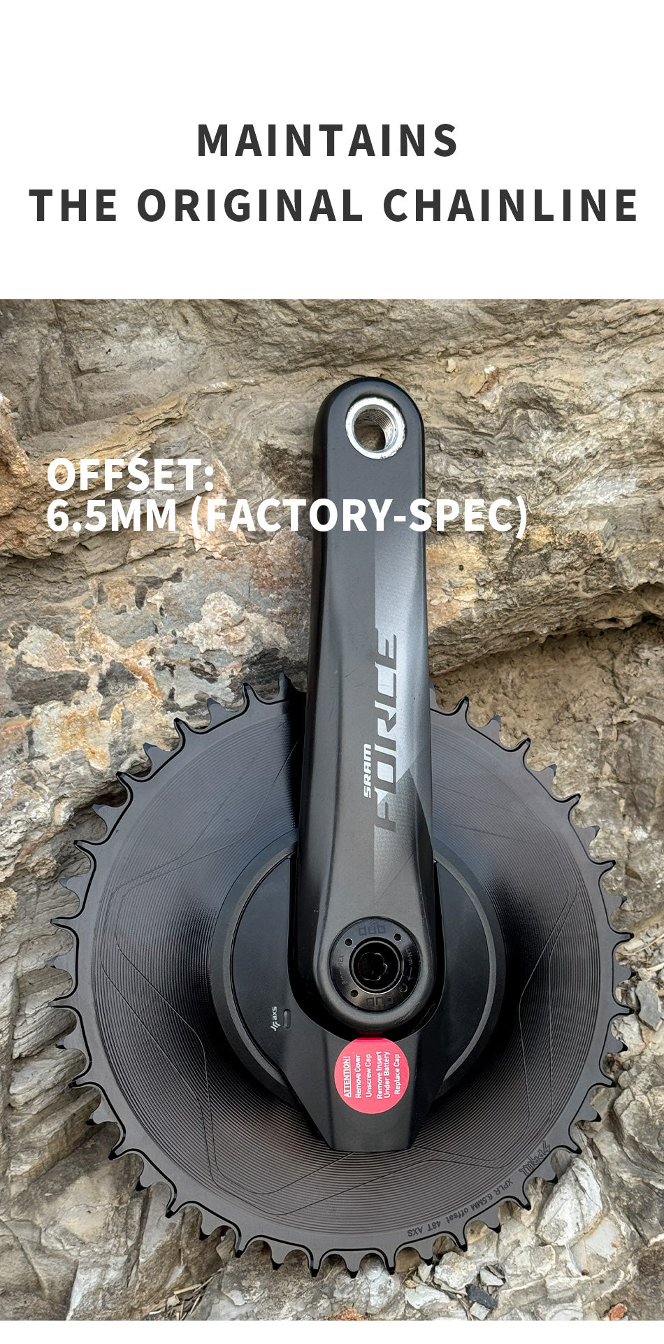 PASS QUEST Direct-Mount Threaded Chainring for SRAM XPLR AXS (12/13-Speed) – Narrow-Wide Profile (30-62T)