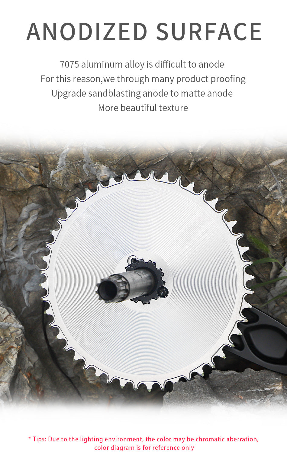 SRAM 3 Bolt (1.8mm offset outward) GRAVEL/ROAD Narrow Wide Chainring 42-48T