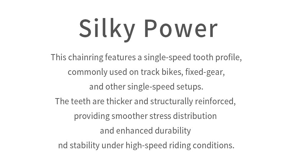 PASS QUEST 144 BCD 1/8" Fixie Single Speed BMX Track Chainring 42-70T