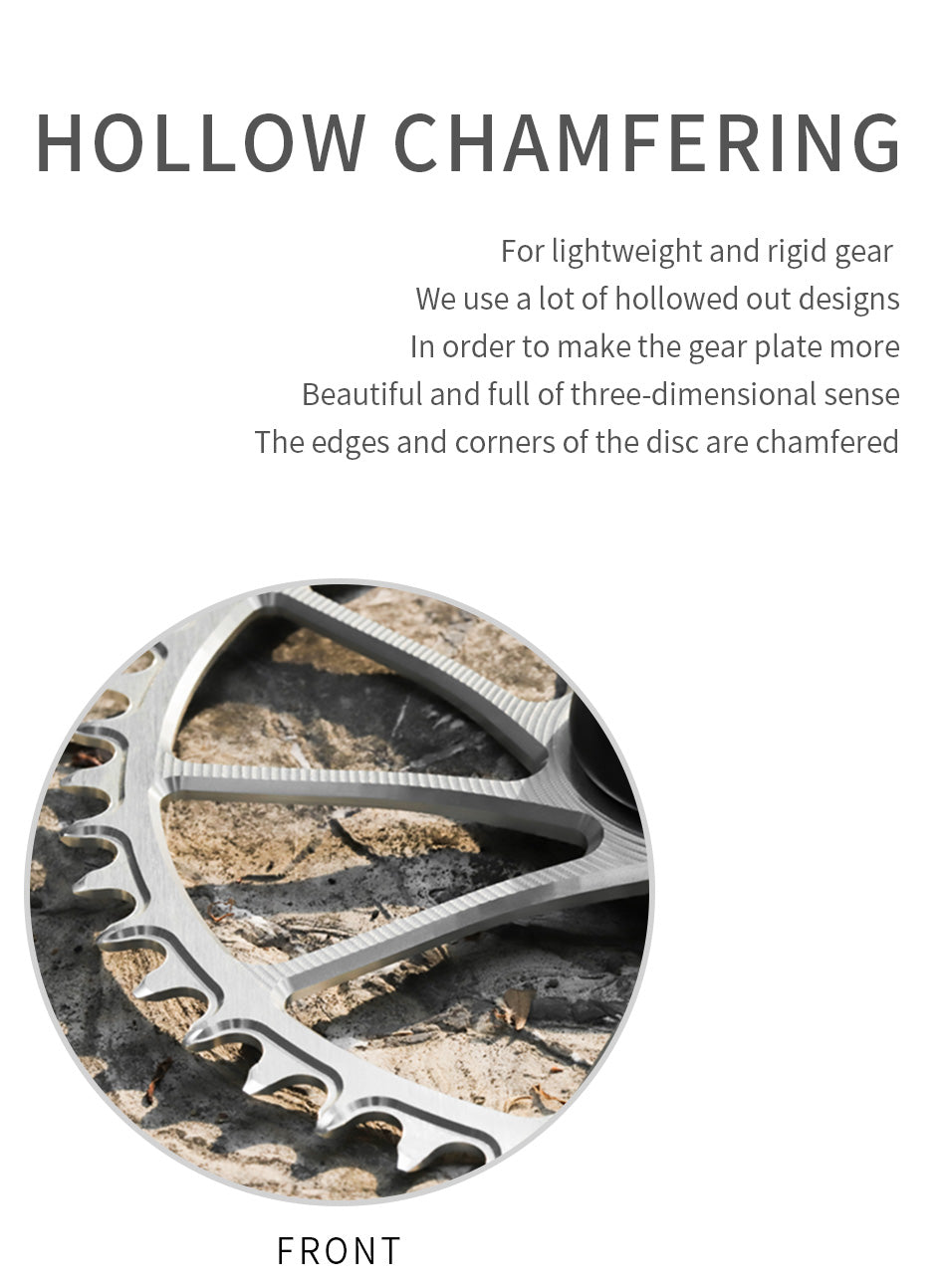 SRAM Force 8 Nails (3mm offset) Round Narrow Wide Chainring 40-54T