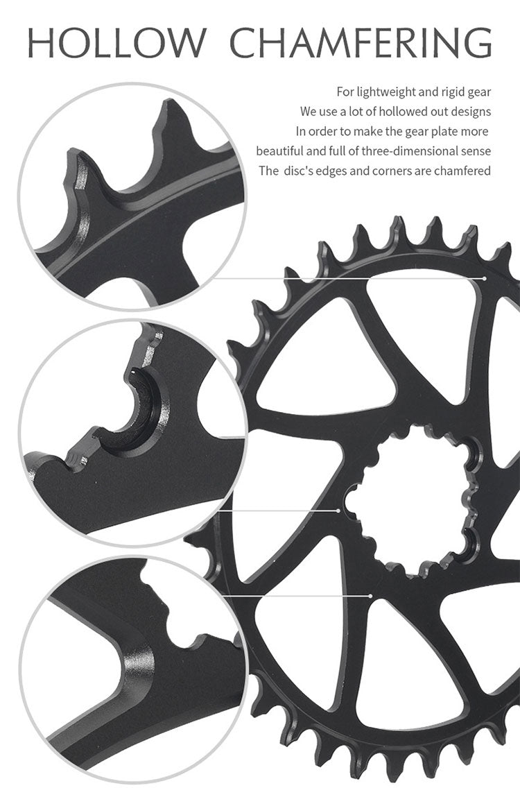 SRAM GXP/DUB (0mm offset) Oval Narrow Wide Chainring