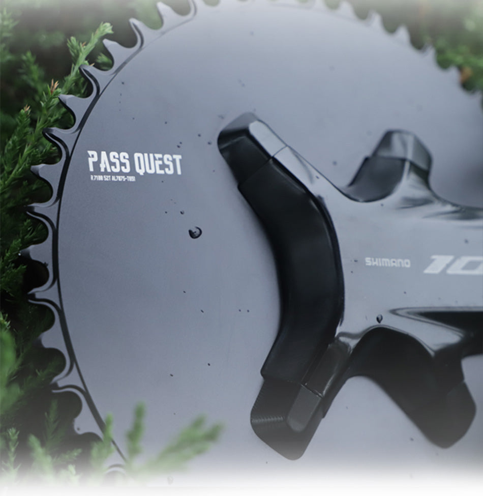 SHIMANO 110BCD R9200 R8100  (4-bolt AERO) Completely closed Round Narrow Wide Chainring