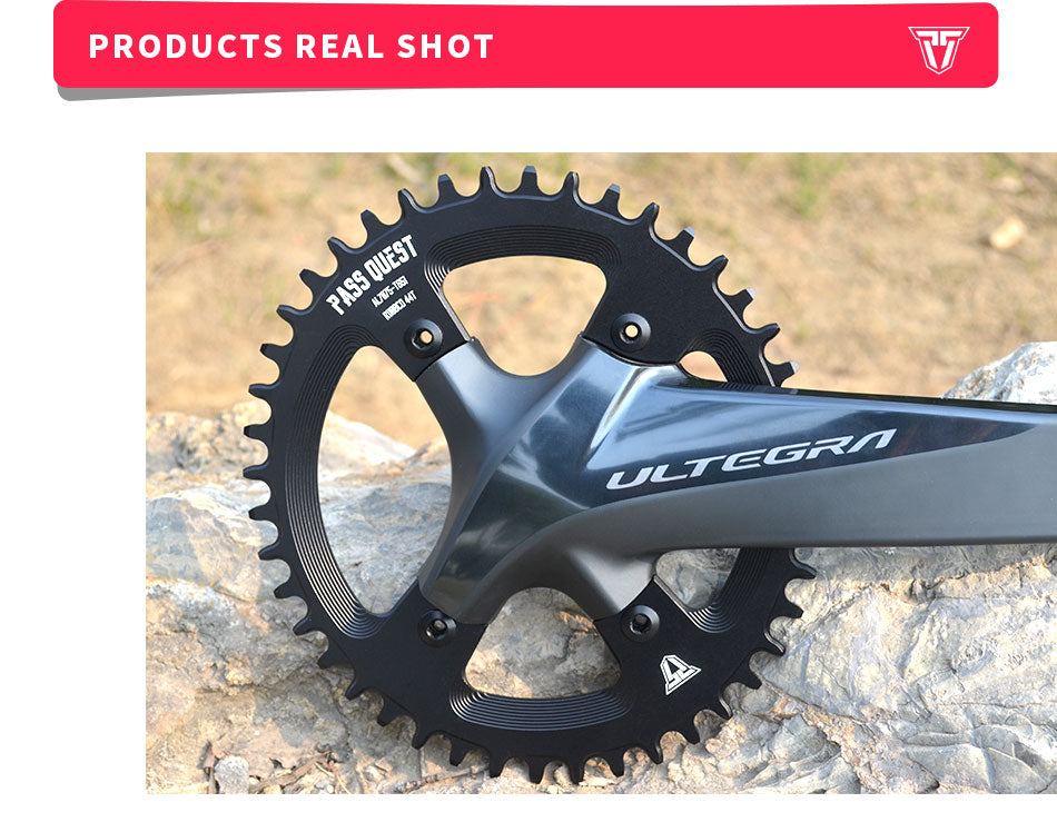 R110BCD (4-bolt ) Oval Narrow Wide Chainring