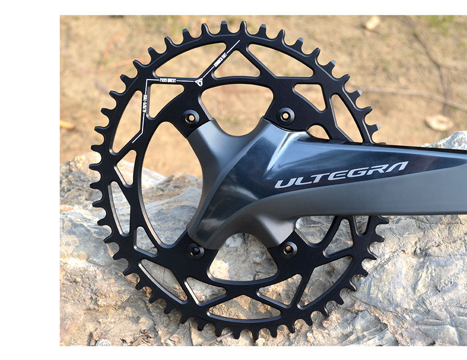R110BCD (4-bolt ) Oval Narrow Wide Chainring