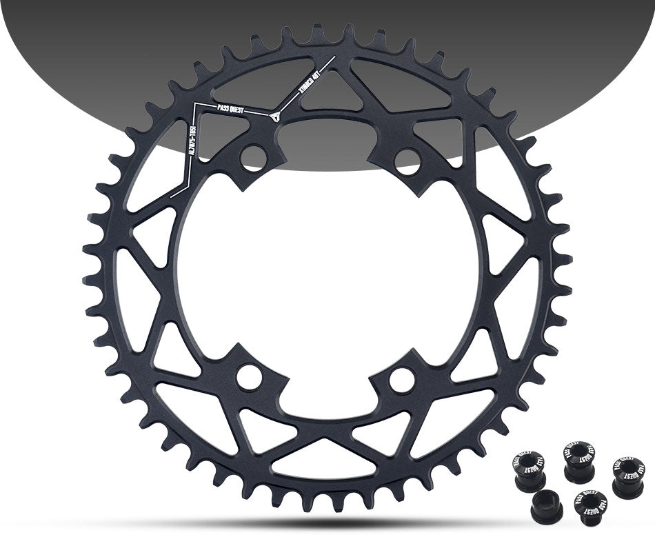 SHIMANO X110BCD (4-bolt ) Round Narrow Wide Chainring