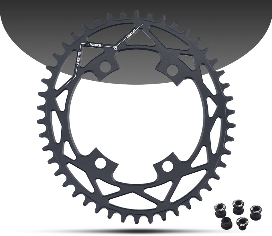 SHIMANO X110 BCD (4-bolt) Oval narrow wide chainring