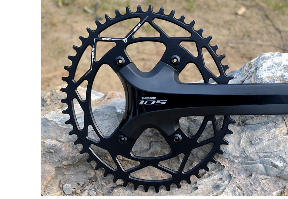 SHIMANO X110 BCD (4-bolt) Oval narrow wide chainring