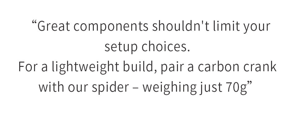 PASS QUEST RACEFACE/EASTON to GRX 80-110BCD Spider