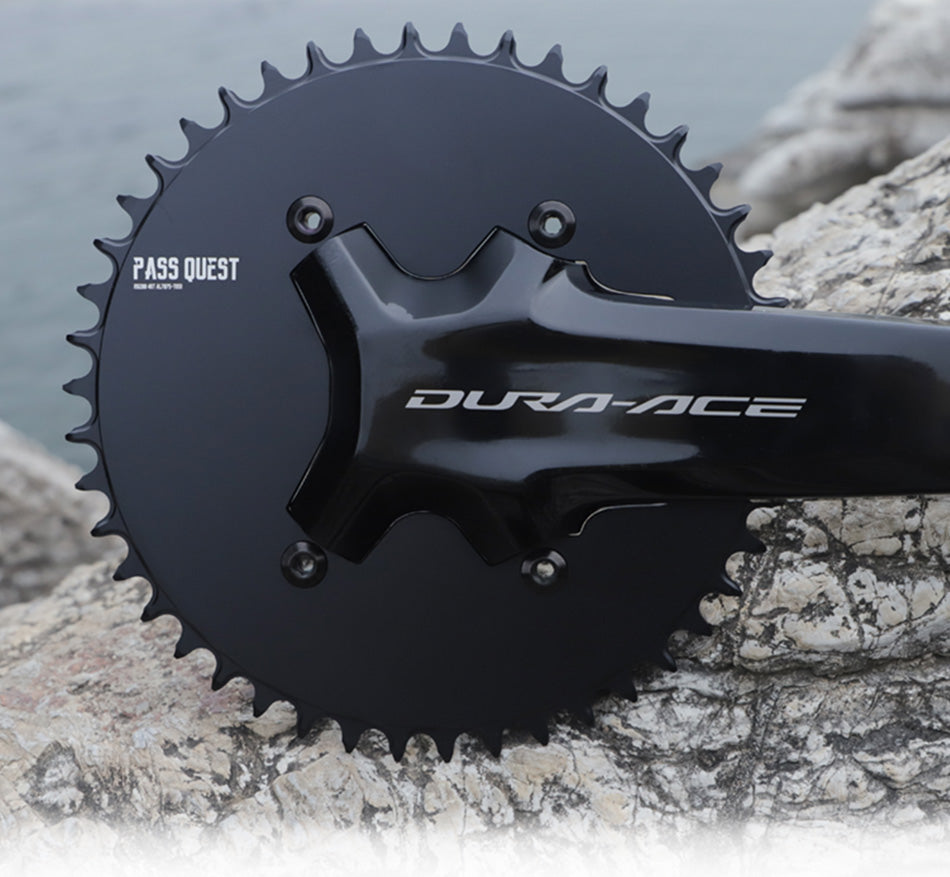 SHIMANO 110BCD R9200 R8100  (4-bolt AERO) Completely closed Round Narrow Wide Chainring