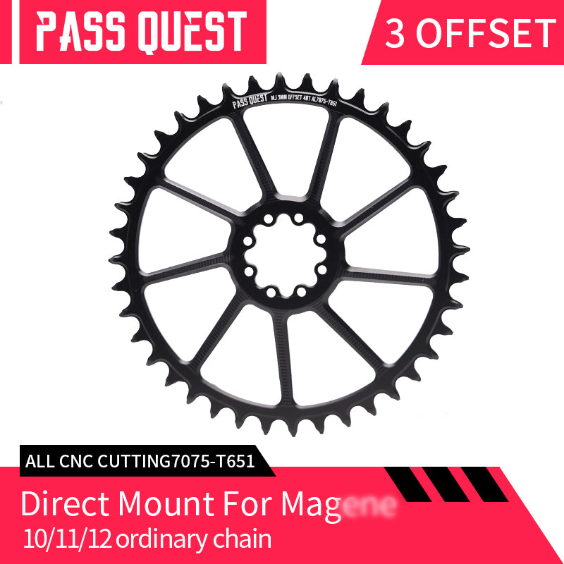MAGENE (3mm offset) Round For Direct Mount Magene Narrow Wide Chainring