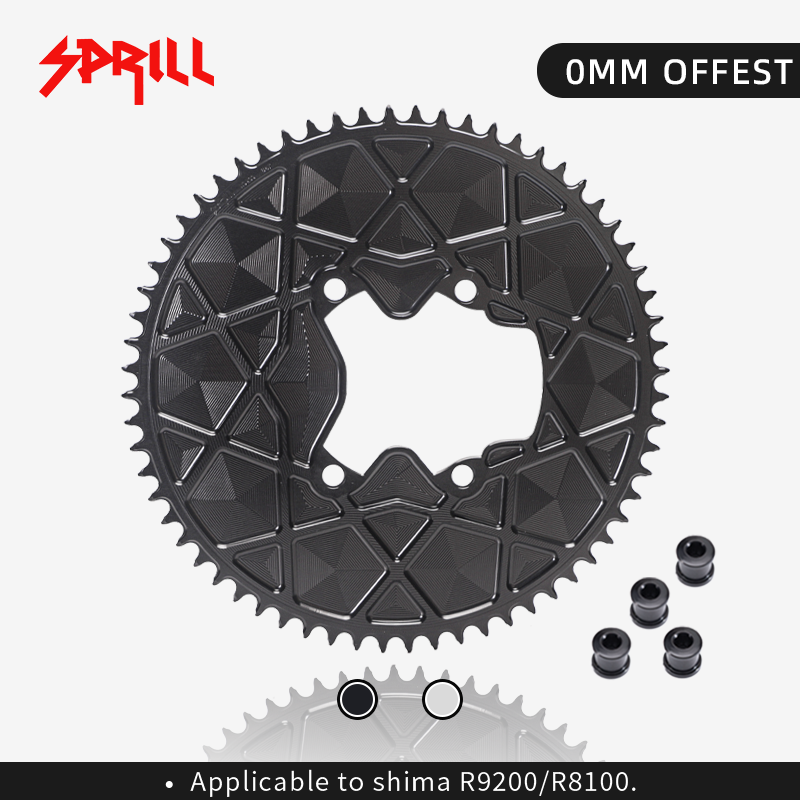 PASS QUEST fully enclosed positive and negative gears for TT riders. Thickest part 5mm. Suitable forR8100/ R9200, 54T-66T.