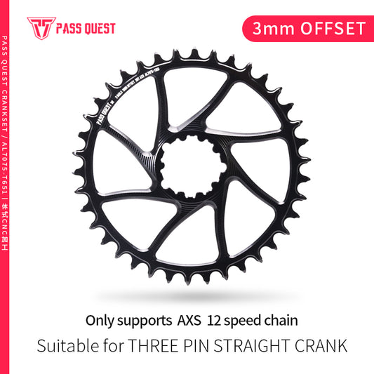 SRAM GXP/DUB BOOST AXS (3mm offset) Round Narrow Wide Chainring