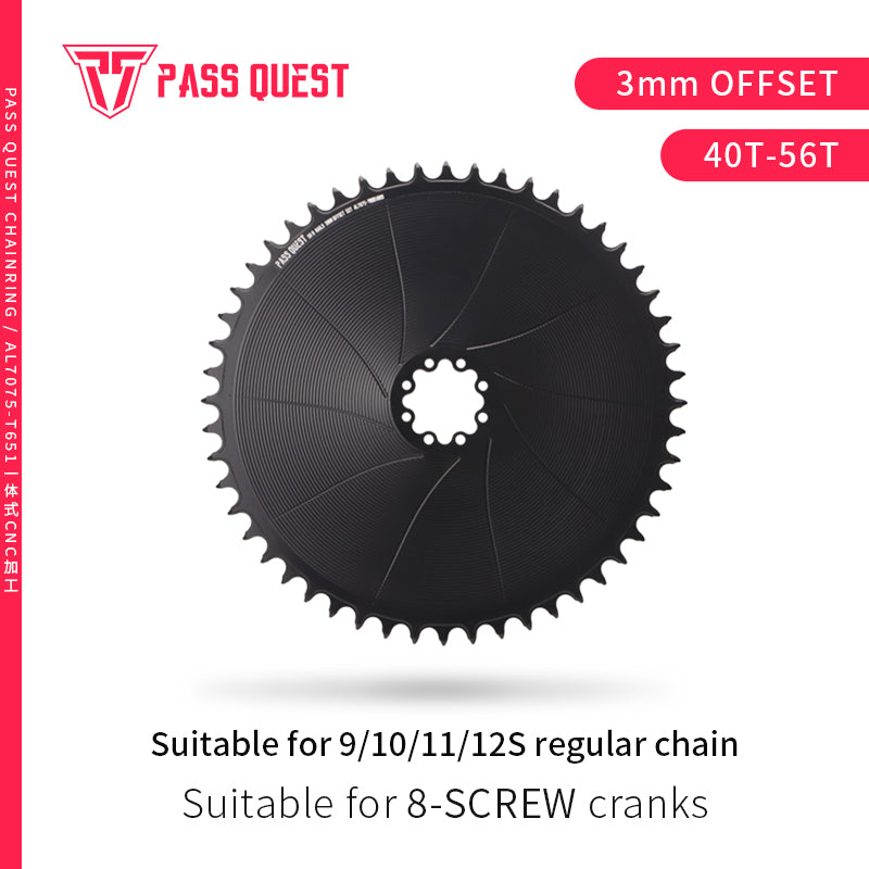 SRAM 8Nails ( 3mm offset) GRAVEL/ROAD AXS XX SL Narrow Wide Chainring 40-56T