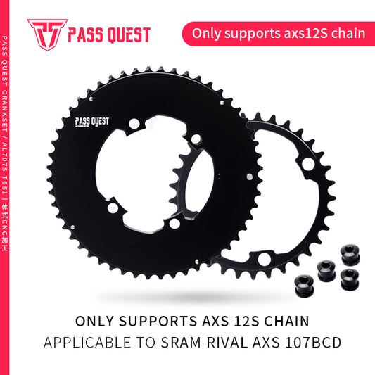 SRAM RIVAL 107BCD 2X Sprocket AERO Road bike Gravel bike