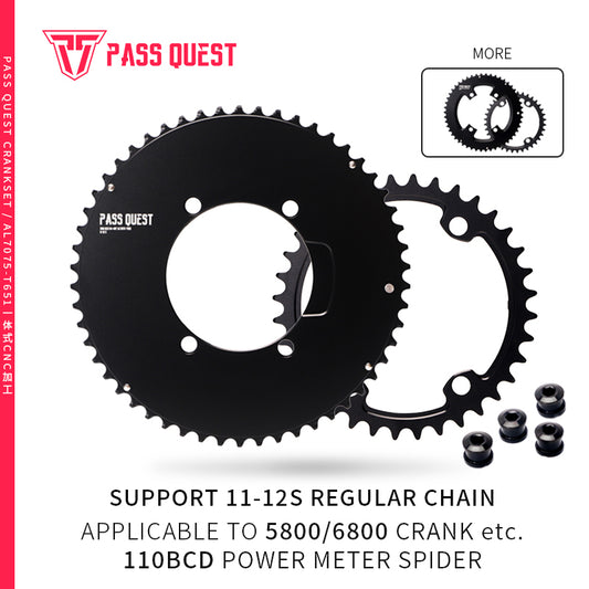 SHIMANO X110BCD 2X Sprocket AERO Road bike Gravel bike 11-12s