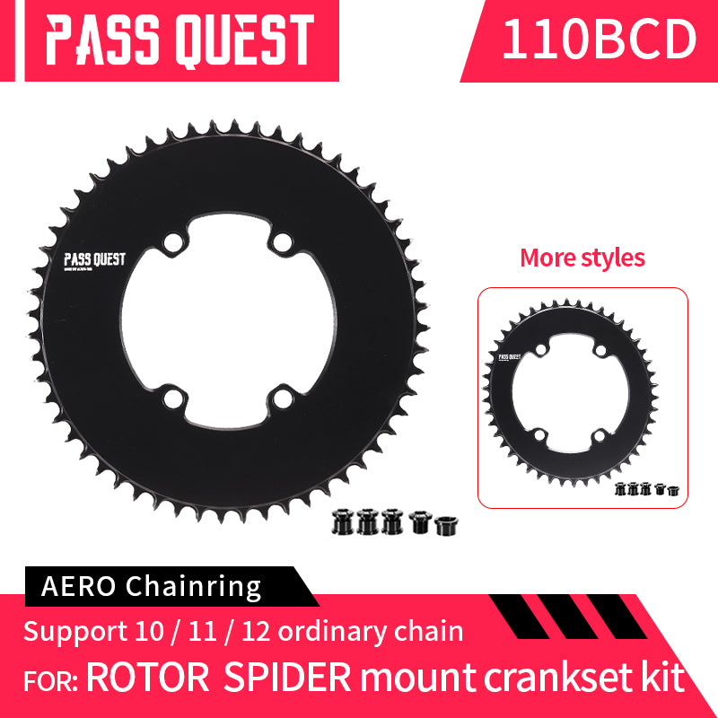 ROTOR-110BCD Round AERO Narrow Wide Chainring