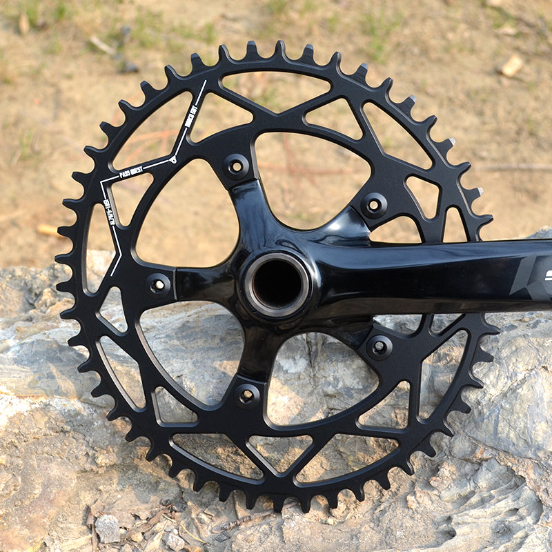 110BCD (5-bolt Oval) Road Bike Narrow Wide Chainring