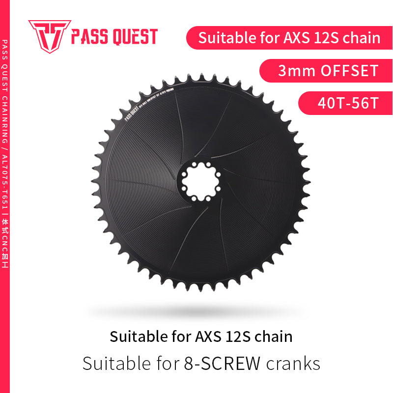 SRAM 8Nails ( 3mm offset) GRAVEL/ROAD AXS XX SL Narrow Wide Chainring 40-56T AXS