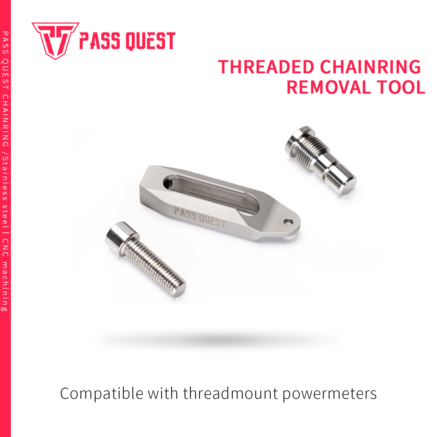 Red Xplr Power Meter Chainring Disassembly tools