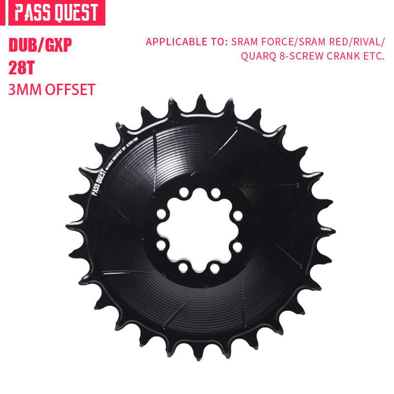 SRAM FORCE 8Nails ( 3mm offset) AERO Mountain XX SL Narrow Wide Chainring 28-38T