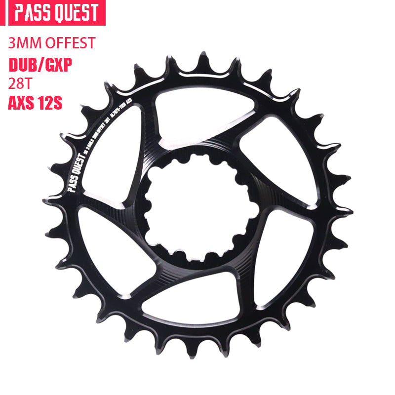 SRAM GXP/DUB BOOST AXS (3mm offset) Round Narrow Wide Chainring