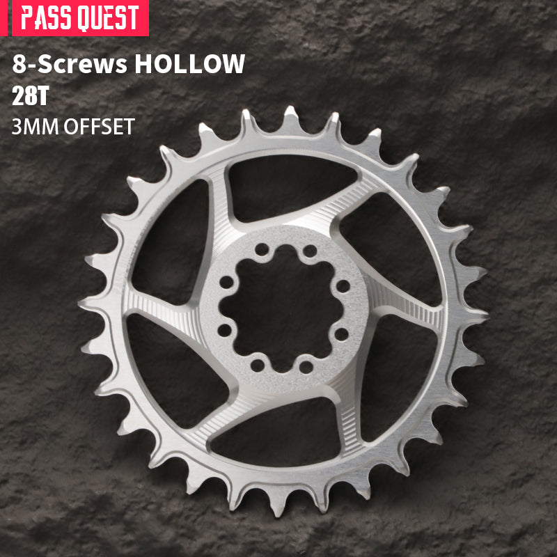 SRAM FORCE 8Nails ( 3mm offset) HOLLOW Mountain XX SL Narrow Wide Chainring 28-38T
