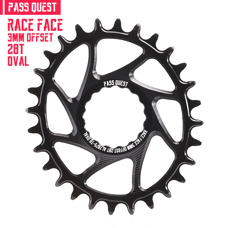 RACE FACE (3mm offset ) Oval Narrow Wide Chainring