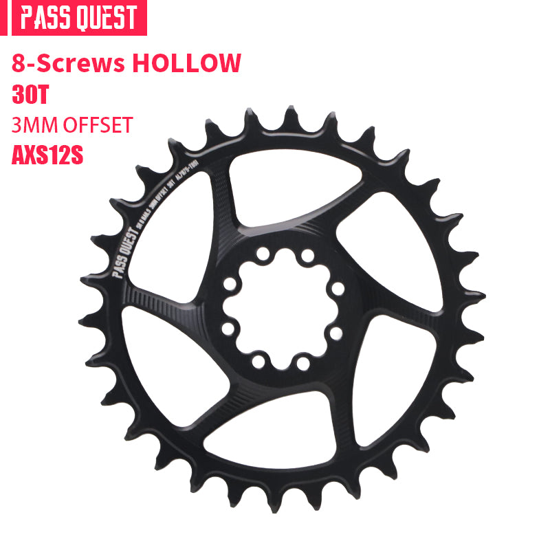 SRAM FORCE 8Nails ( 3mm offset) HOLLOW Mountain XX SL Narrow Wide Chainring 28-38T AXS