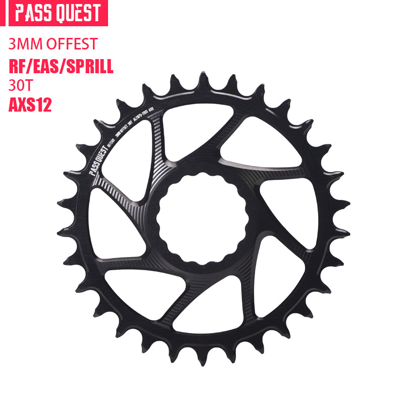 RACE FACE (3mm offset ) AXS Round Narrow Wide Chainring 28-38T