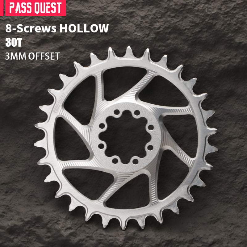 SRAM FORCE 8Nails ( 3mm offset) HOLLOW Mountain XX SL Narrow Wide Chainring 28-38T